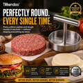 🍔 BBQ FAVORITE | Manual Burger Patty Press – Uniform Round Patties for Grilling, Meal Prep & Home Cooking