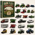 🚜Build the Fleet Collection 24-Day Vehicle Advent Calendar Series | ✨A New Adventure Every Morning